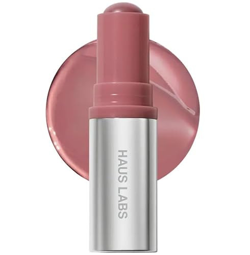 HAUS LABS BY LADY GAGA Color Fuse Lip + Cheek Blush Balm Stick in Glassy Hibiscus & ENTEL Aloe vera Sheet Masque (BONUS) | Amazon (US)