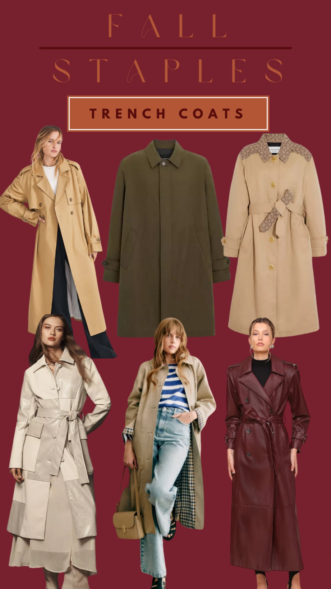 Fall Staples — Trench Coats 🧥 

#LTKFallSale #LTKSeasonal