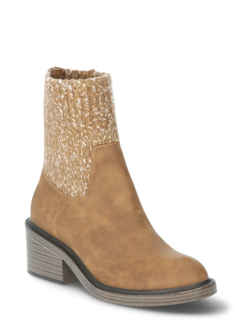 Portland Boot Company Women's Cozy Knit Bootie - Walmart.com | Walmart (US)