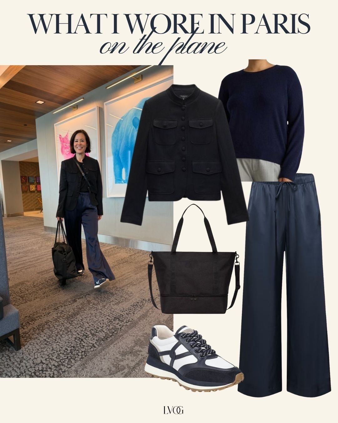 What I wore on the plane to Paris for a comfortable travel day look! 

#LTKTravel #LTKdayinmylife #LTKootd