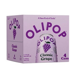 Olipop Prebiotic Soda, Classic Grape, 4 ct - 12 oz | CVS | CVS Health