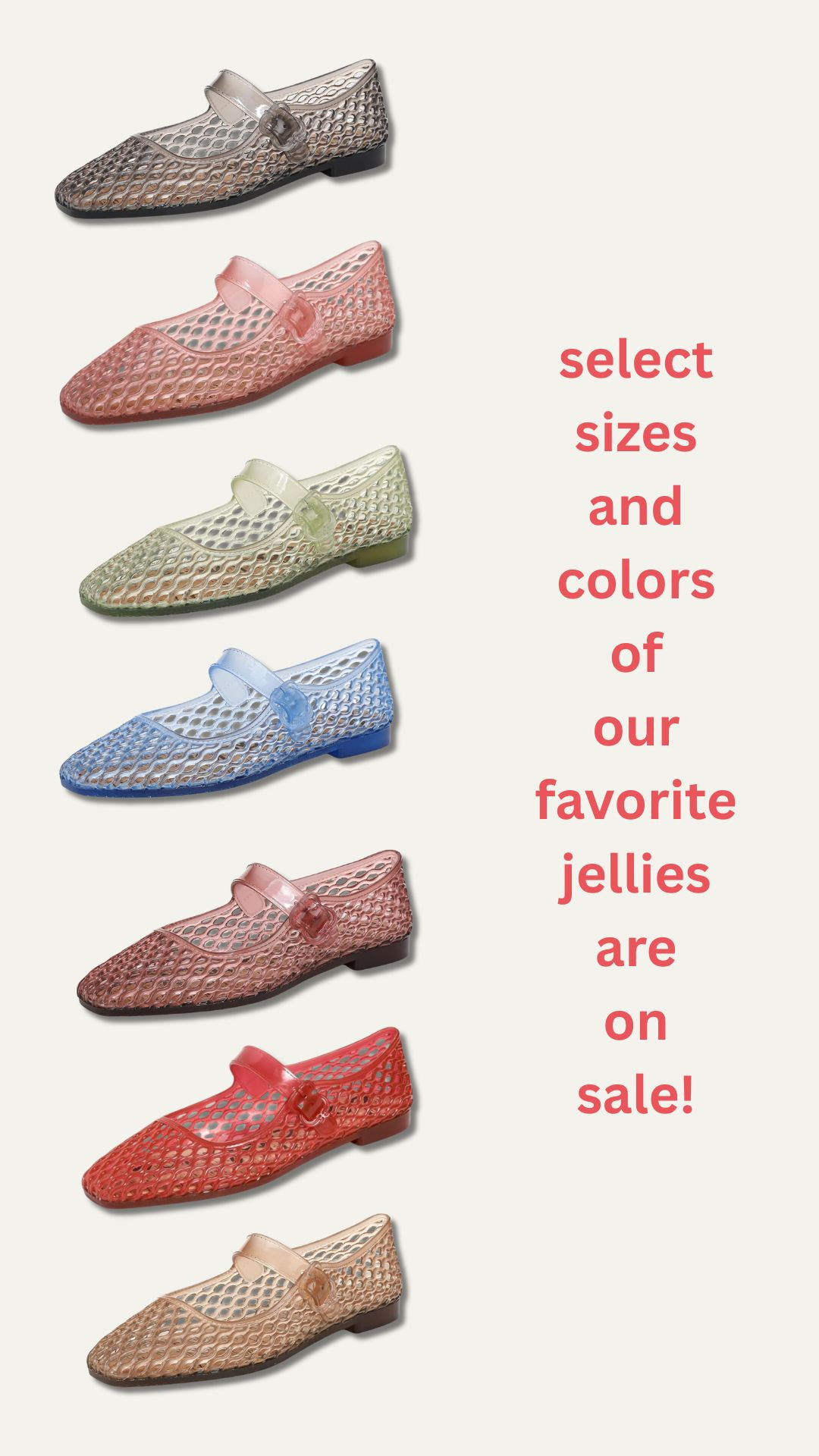 Select sizes and colors on sale of our favorite jellies!  

 #LTKSeasonal #LTKSaleAlert