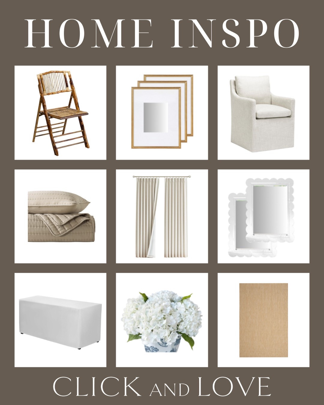 Most loved home decor finds from Amazon! I am loving these bamboo folding chairs. Stylish way to add extra seating. 

Home decor, home accents, bamboo chairs, folding chairs, picture frames, gold frame set, upholstered dining chair, sisal rug, hydrangeas, tablecloth, fitted tablecloth, most loved home finds, amazon home, found it on Amazon, curtains, bedding, look for less, 

#LTKHome #LTKFamily #LTKStyleTip