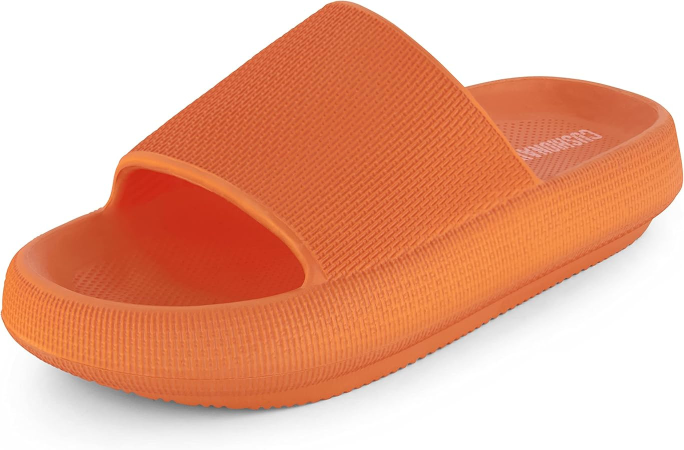 CUSHIONAIRE Women's Feather Cloud Recovery Slide Sandals with +Comfort | Amazon (US)