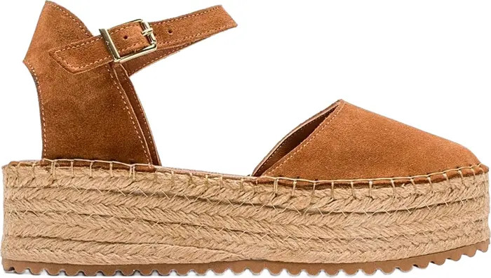 Viba Leather Espadrille Platform Wedge Sandals (Women) | Nordstrom