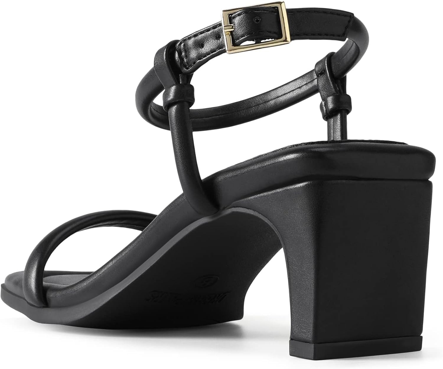 DREAM PAIRS Women's Heels Open Toe Ankle Strap Square Cute Wedding Party Sandals Comfort Dress Sh... | Amazon (US)