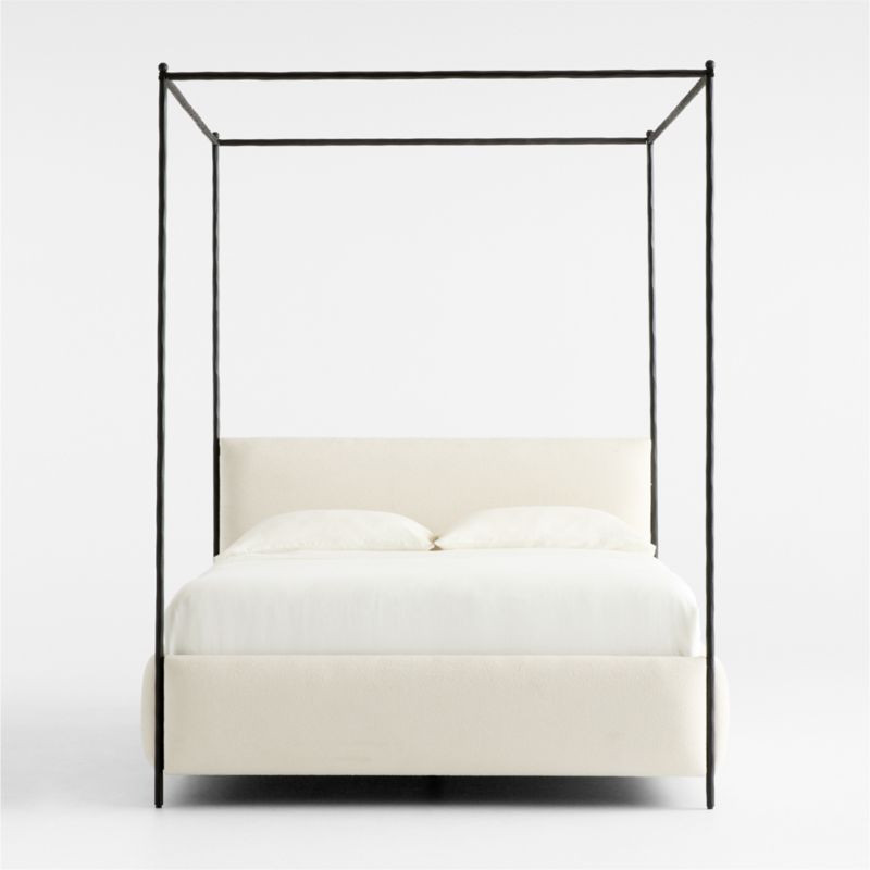 Coveteur Queen Canopy Bed | Crate & Barrel | Crate & Barrel
