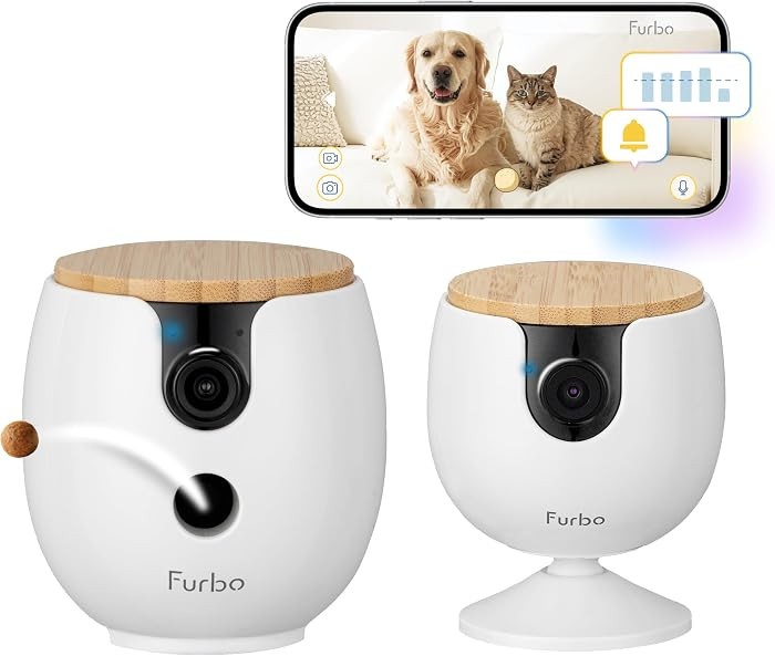 Furbo [New] Mini 360° Camera + Mini Cam [New Subscription Required at Setup] (2-Camera Bundle Na... | Amazon (US)
