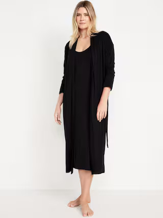 Maternity Robe and Nursing Nightgown Set | Old Navy (US)