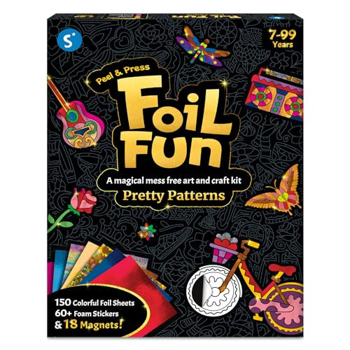 Skillmatics Foil Fun - Pretty Patterns, 18 DIY Magnets Mess-Free Art, Colorful Creative Party Activity, Craft Kits, 60+ Foam Stickers, Christmas Gifts for Kids, Teens, Adults, Families | Amazon (US)