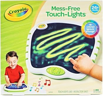 Crayola Toddler Touch Lights, Musical Doodle Board, Sensory Toys for Toddlers, Mess Free Coloring... | Amazon (US)
