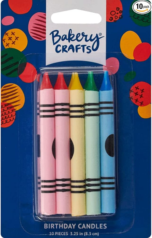 Deco Pac Crayon Candles Party Accessory | Amazon (US)