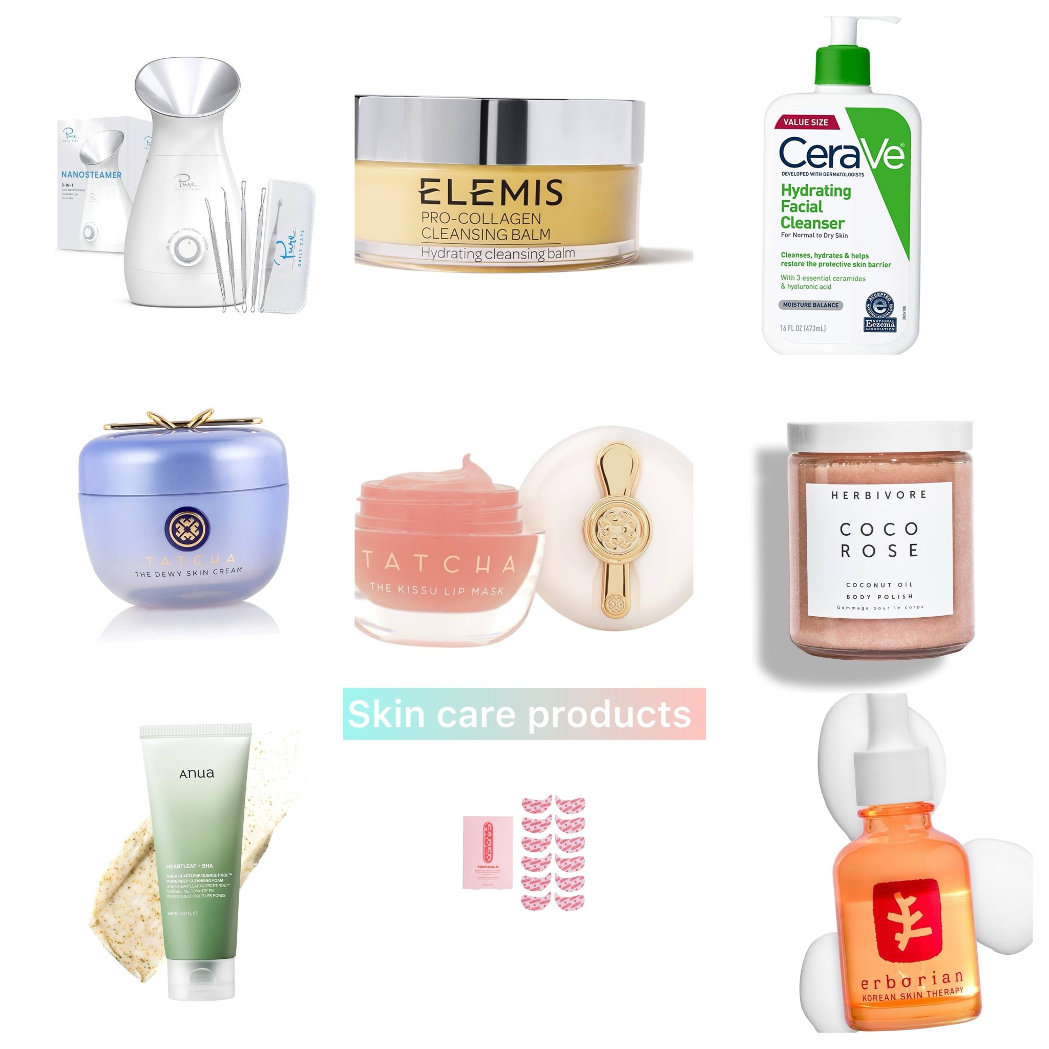 Skin care products 

#LTKmomlife #LTKdayinmylife #LTKselfcare