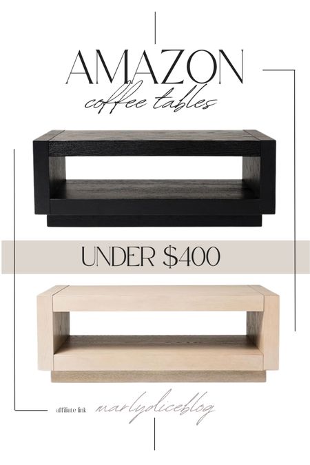 Modern Amazon coffee table! These are under $400 and come in lots of colors

#LTKStyleTip #LTKHome