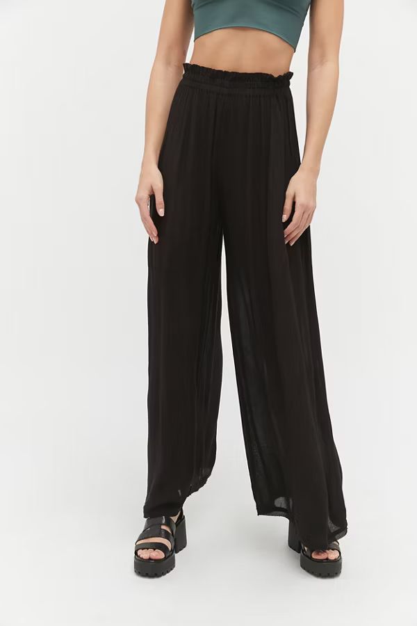 Out From Under Fleur Wide Leg Paperbag Pant | Urban Outfitters (US and RoW)