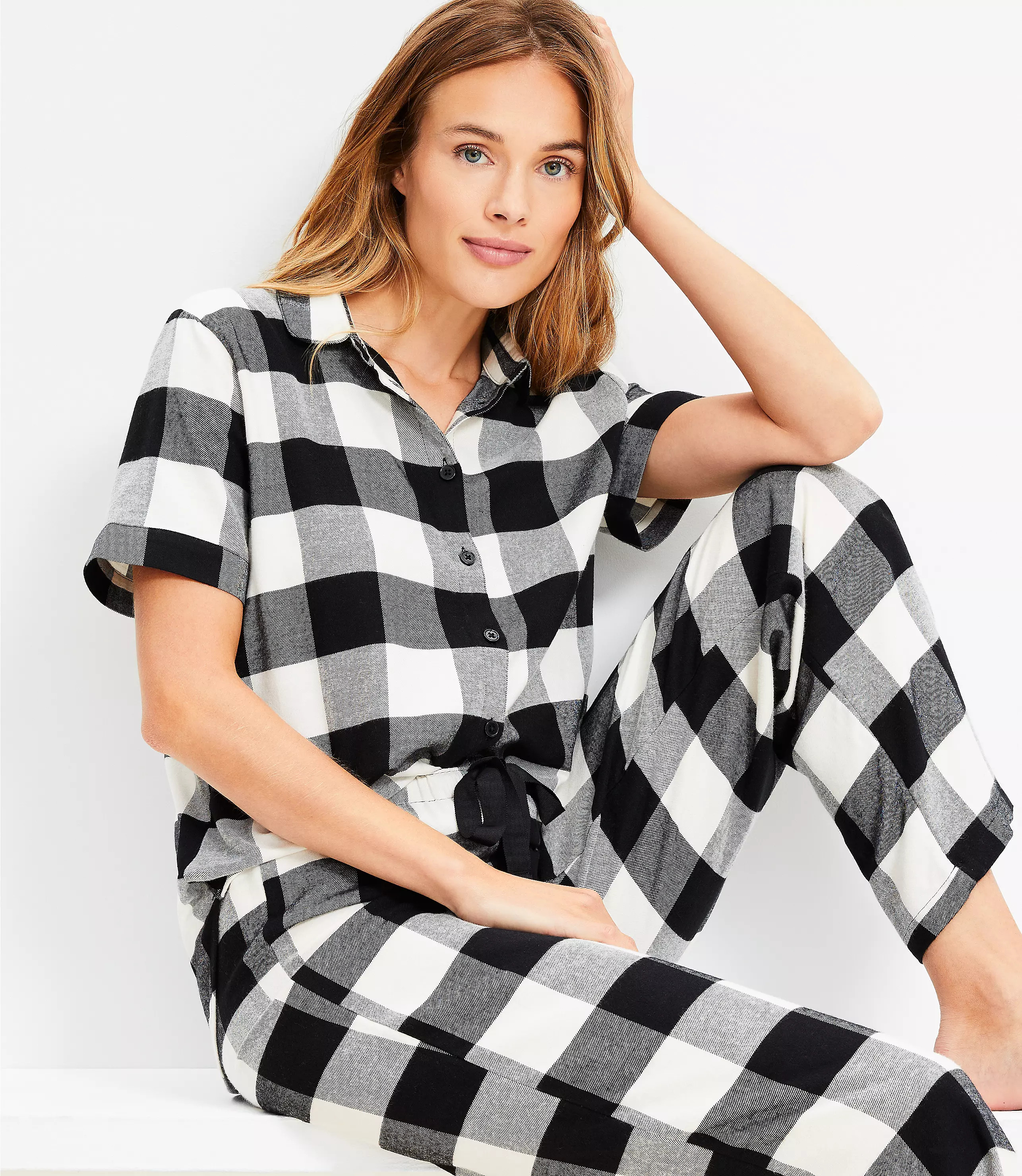 Buffalo Plaid Pajama Set | LOFT