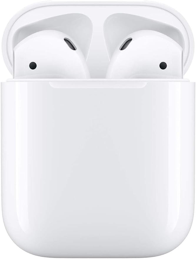 Apple AirPods (2nd Gen) Wireless Ear Buds + Lightning Charging Case + Lightning to USB Cable + 1 ... | Amazon (US)