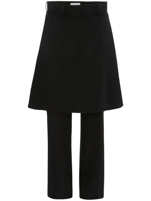 JW Anderson Layered skirt-design Trousers - Farfetch | Farfetch Global
