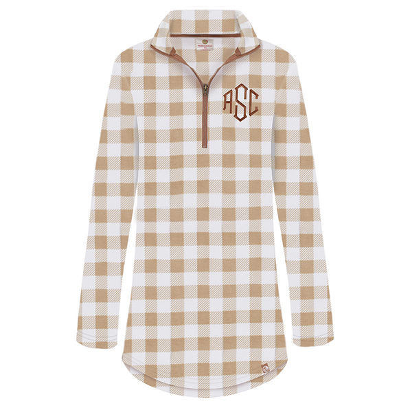 Monogrammed Fleece Pullover | Marleylilly