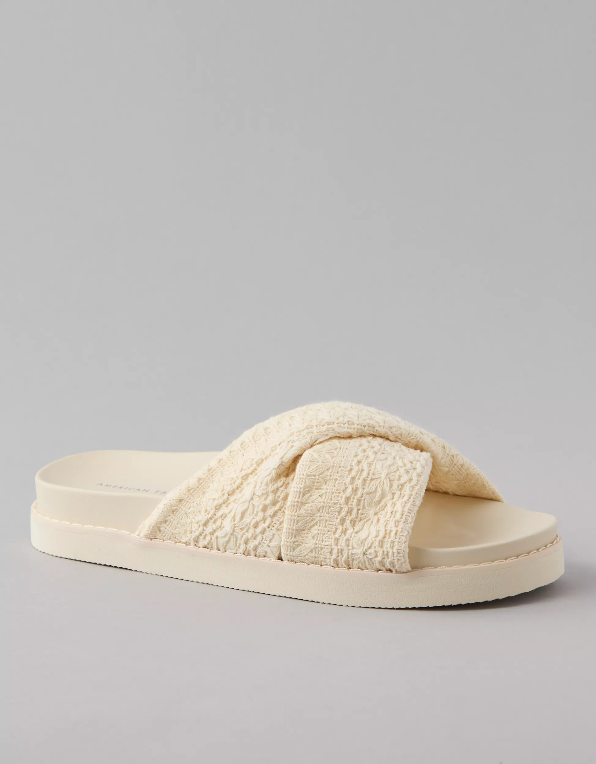 AE Twist Slide Eyelet Sandal | American Eagle Outfitters (US & CA)