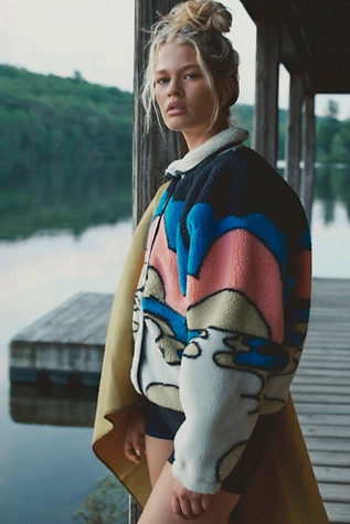 Hit The Slopes Printed Fleece Jacket | Free People (Global - UK&FR Excluded)