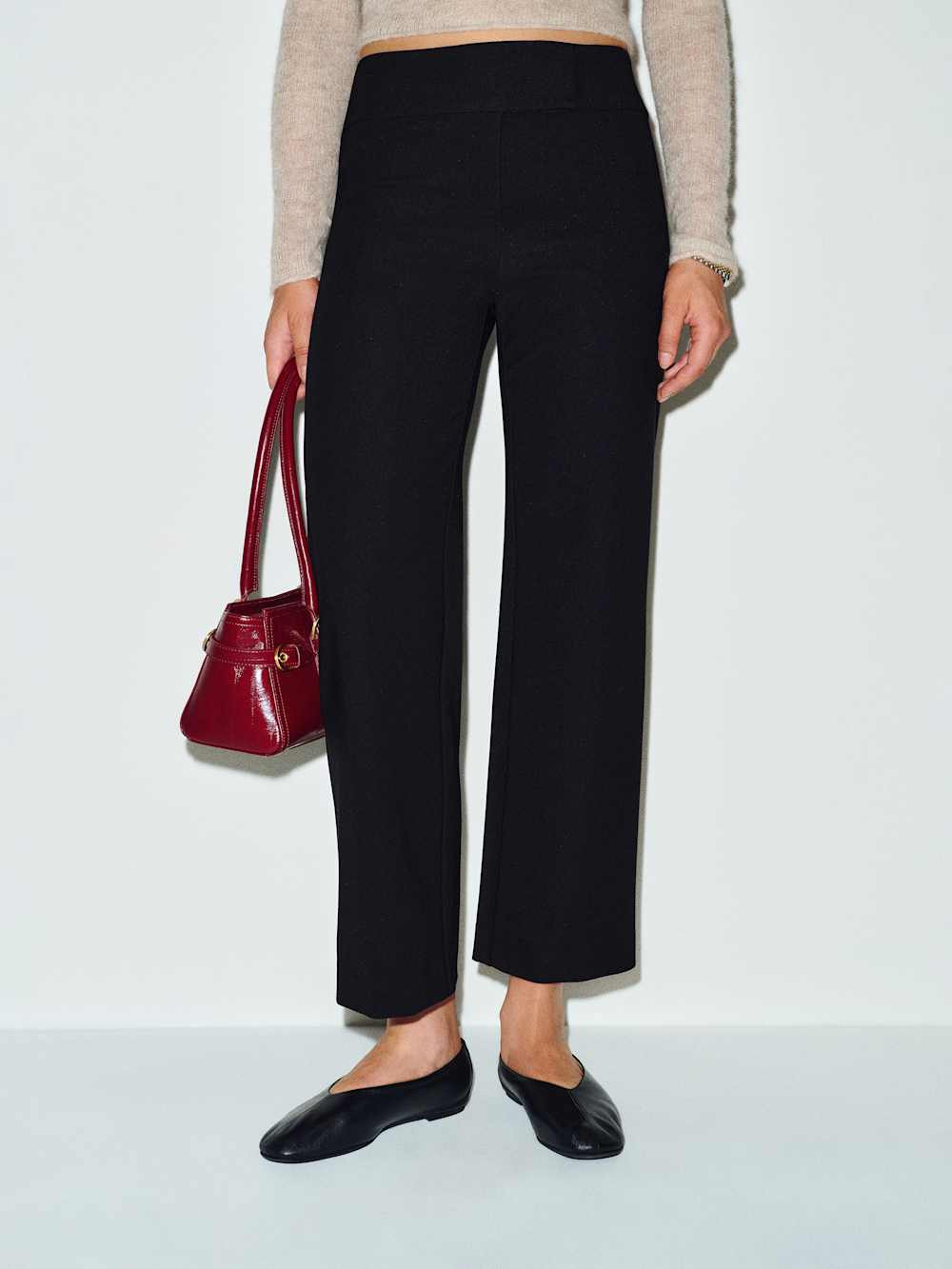 Palmer Cropped Knit Pant | Reformation (Global)