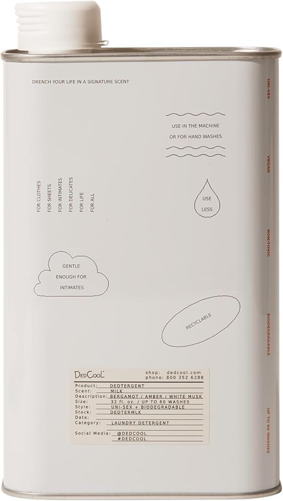 DedCool Liquid Laundry Dedtergent | Milk | Luxurious Fragrance Detergent | Removes Stains | Infus... | Amazon (US)