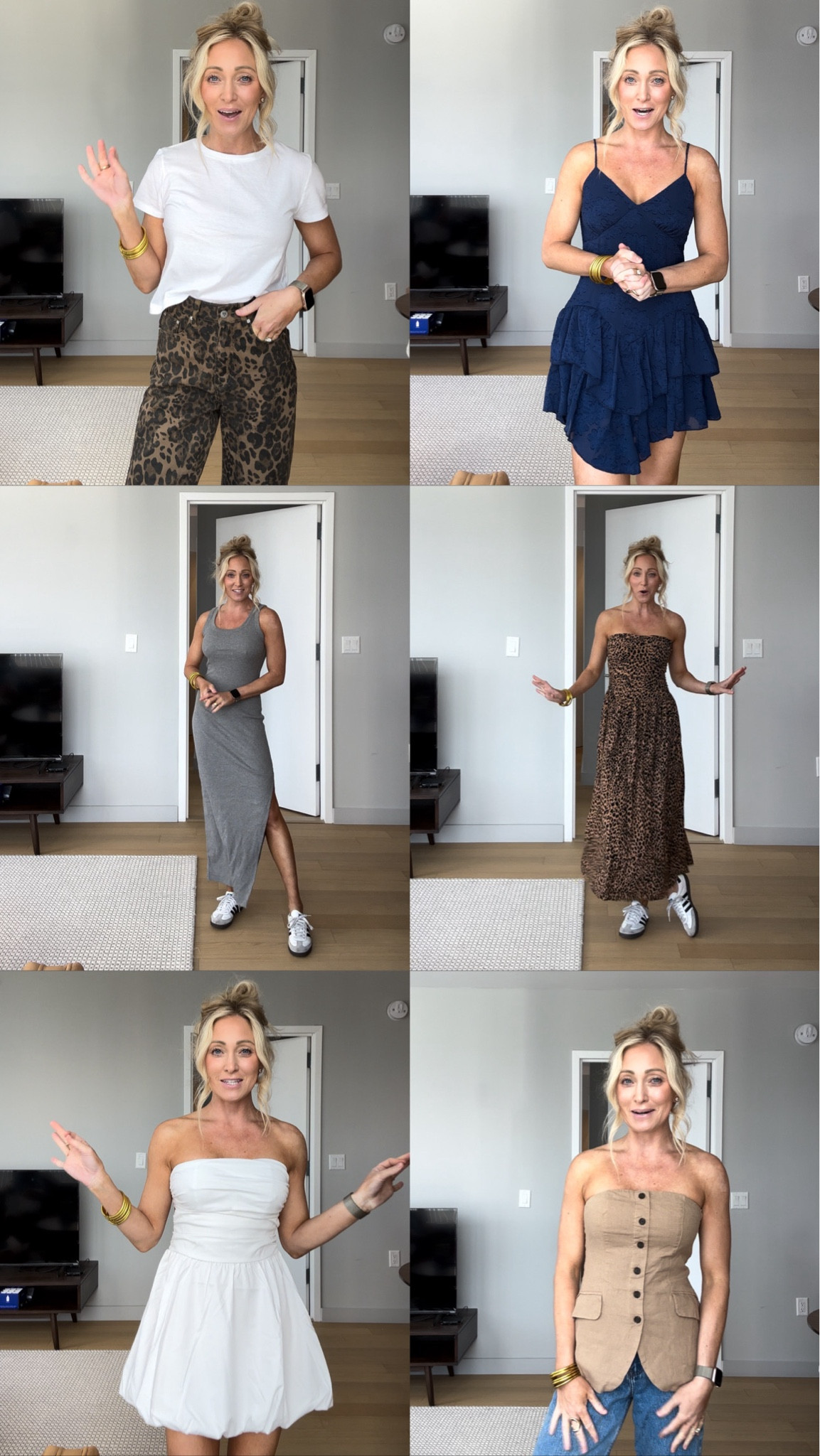 Target try on! I’m wearing size XS in everything it all runs tts- but I sized up to a Small in the white tee and a Small in the grey ribbed dress! 

#LTKFindsUnder50 #LTKStyleTip #LTKSeasonal