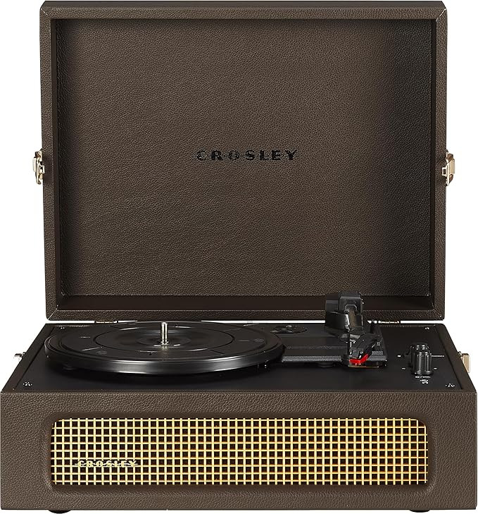 Crosley CR8017B-CO Voyager Vintage Portable Vinyl Record Player Turntable with Bluetooth in/Out a... | Amazon (US)