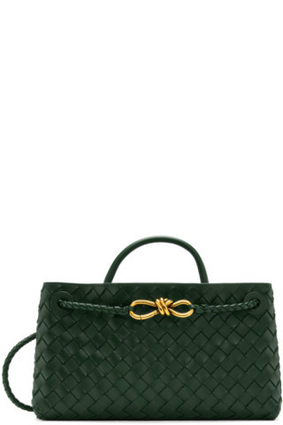 Green Small East/West Andiamo Bag | SSENSE