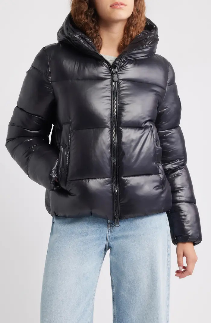 Save The Duck Biddy Water Repellent Hooded Puffer Jacket | Nordstrom | Nordstrom