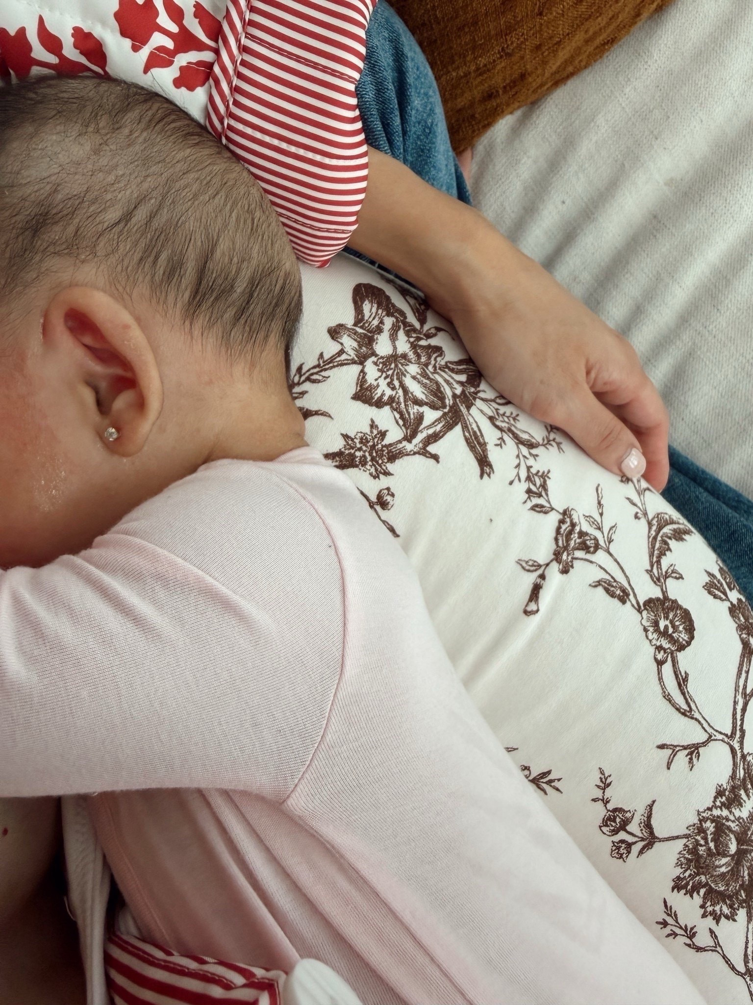 Bamboo one piece pajama that we love for our little girl! Comes in a variety of colors and she’s wearing the gentle pink. Comes in toddler sizing too! 

#LTKmomlife #LTKBaby