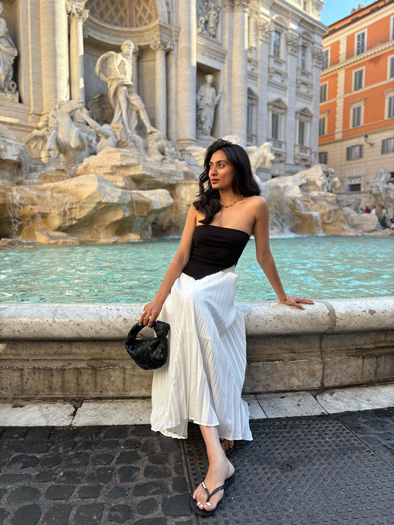 Euro Summer essentials. Capsule Wardrobe incoming - wore this pleated midi skirt way too many times in Italy. It’s a staple for European summers. Paired it with the asymmetrical black top thats would look great with shorts or denim as well. Had to style this look with Black Hawains to walk on the cobblestone streets.

European summer look, vacay look, vacay style, italian summer outfit, Black pants, sunglasses, Midi dress, white dress, white dresses, amazon fashion, resort wear, vacation dress, vacation outfit, dress, women’s summer fashion, women’s summer clothes, summer dress, travel outfit, wedding guest dress, midi skirt, white midi skirt, white skirtt

#ltktravel #ltkfindsunder50 #ltkseasonal #ltkover40 #ltkstyletip  #ltksummersales #ltkxnsale #ltkshoecrush #ltkitbag #ltkwedding #ltkfindsunder100 