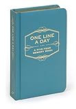 One Line A Day: A Five-Year Memory Book (5 Year Journal, Daily Journal, Yearly Journal, Memory Jo... | Amazon (US)
