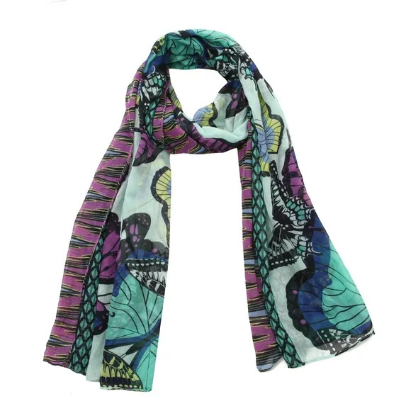 Richie House Women's Scarf With Butterfly Print RH0488 - Walmart.com | Walmart (US)
