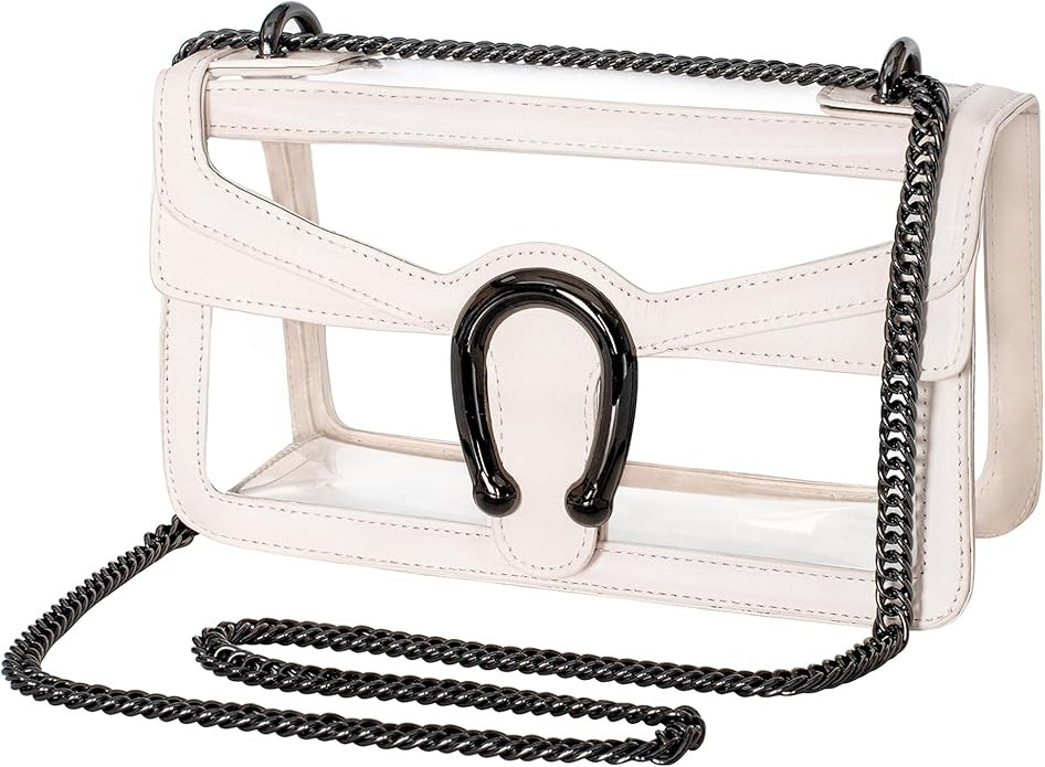 Joryin Clear Bag for Women Clear Bags Stadium Approved Shoulder Bag Crossbody Bag Small Clear Pur... | Amazon (US)