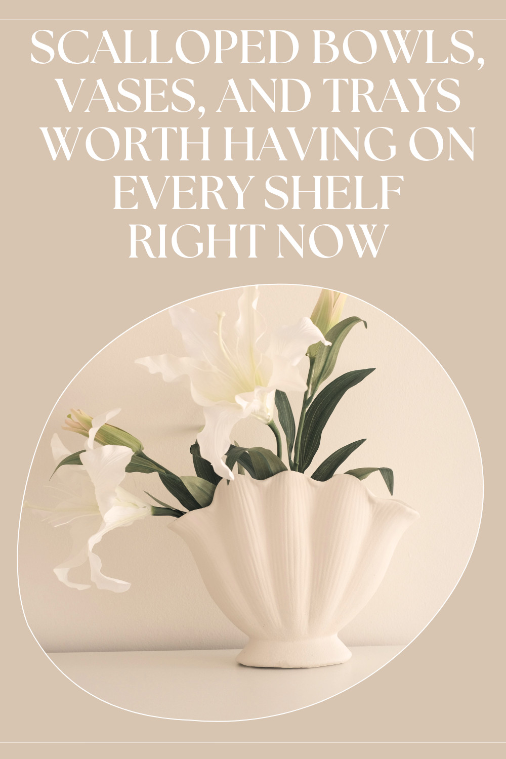 Scalloped Bowls, Vases, and Trays Worth Having on Every Shelf Right Now

A ribbed ceramic vase in a soft scalloped silhouette brings sculptural, feminine detail to any shelf or console styling moment. Fill with white lilies or faux stems for an instant, elevated tabletop accent that pairs beautifully with scalloped bowls and trays. Tap the title to shop all finds. #affiliatelink #scallopeddecor #ceramicvasefinds

scalloped ceramic vase decor, ribbed vase silhouette finds, sculptural shelf decor accents, scalloped decorative bowl, scalloped decorative wood trim, scalloped decorative tray, scalloped decor girls room, scalloped decorations, scalloped decor ideas, scalloped decor diy, scalloped tray bathroom decor, scalloped wood bowl decor, scalloped rattan tray decor, white scalloped bowl decor, feminine home decor accents, aesthetic vase styling ideas

#LTKSeasonal #LTKHome #LTKSaleAlert