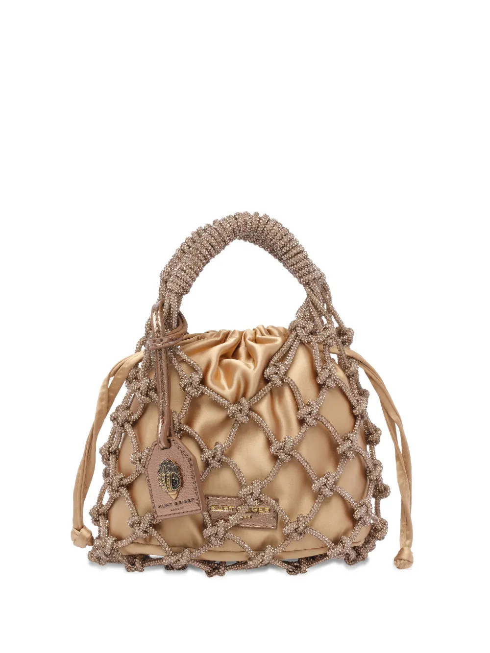 Kurt Geiger London crystal-embellished handbag - Neutrals | Farfetch Global