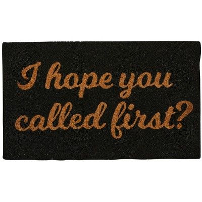 Park Designs I Hope You Called First Doormat 1'6''x2'6'' | Target