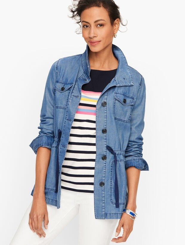 Classic Field Jacket - Tencel | Talbots