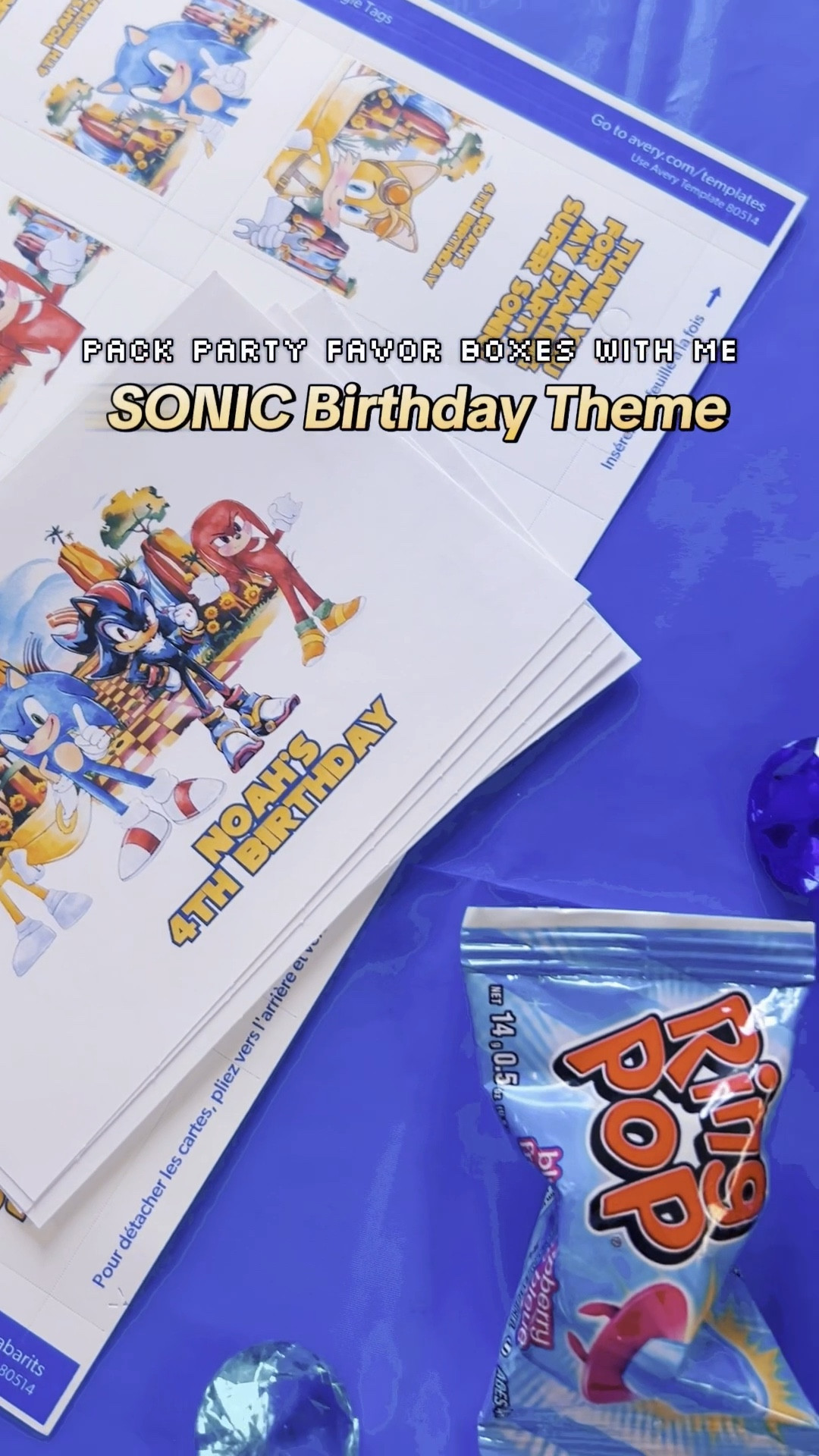 Sonic birthday party favor ideas 

#LTKKids #LTKParties #LTKFamily