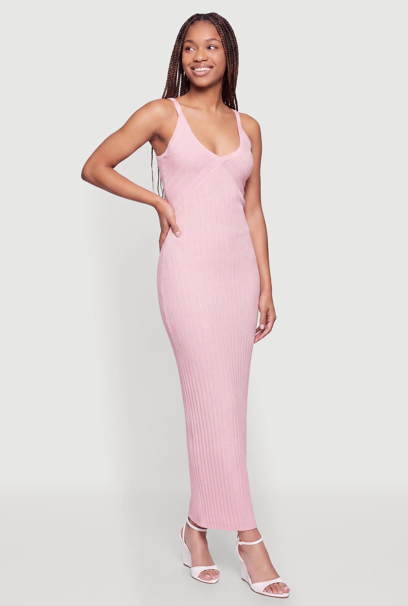 Keyhole Back Sleeveless Maxi Dress | Rainbow Shops