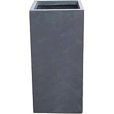 Kante RF0002B-C60121 Lightweight Concrete Modern Rectangle Outdoor Planter, Charcoal | Amazon (US)