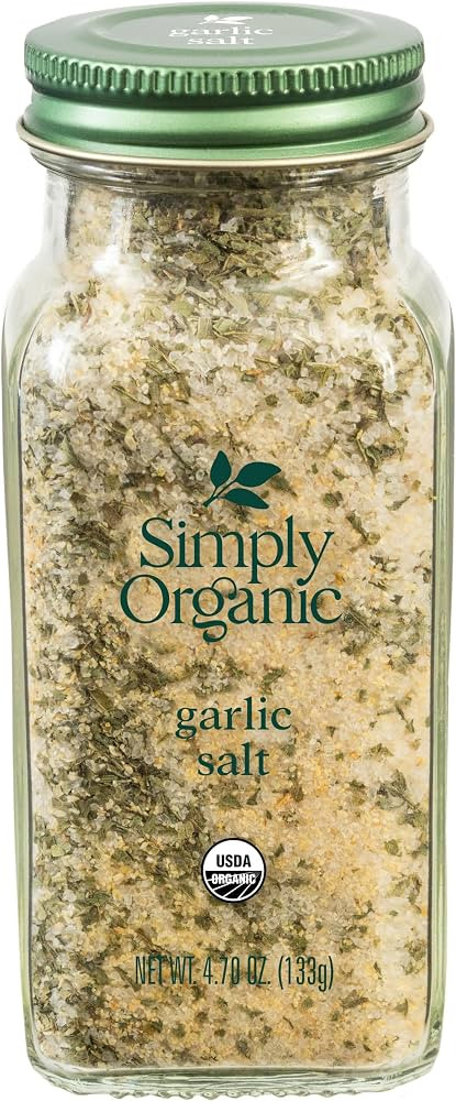 Simply Organic, Garlic Salt Organic, 4.7 Ounce | Amazon (US)
