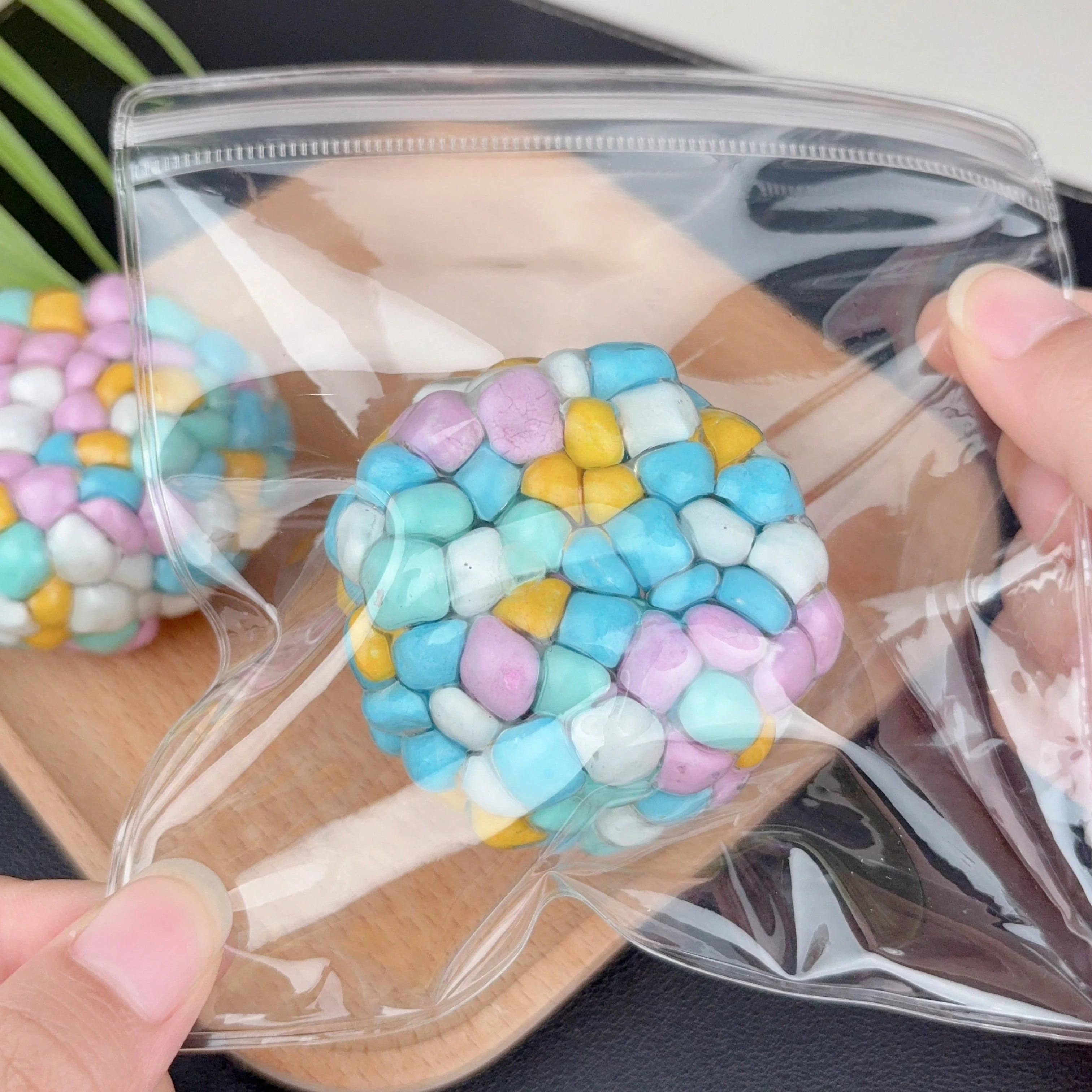 POKOJA LAND Xylitol Handmade Squeeze Ball, Suitable For Children And Adults, Slow Rebound Sensory Toy, Helps Regulate Emotions And Improve Attention, Hand Grip Stress Ball, Pull And Stretch Toy, Suitable For Children, Teenagers And Adults, Classroom Rewards, Sensory Hand Exercise Toy | SHEIN