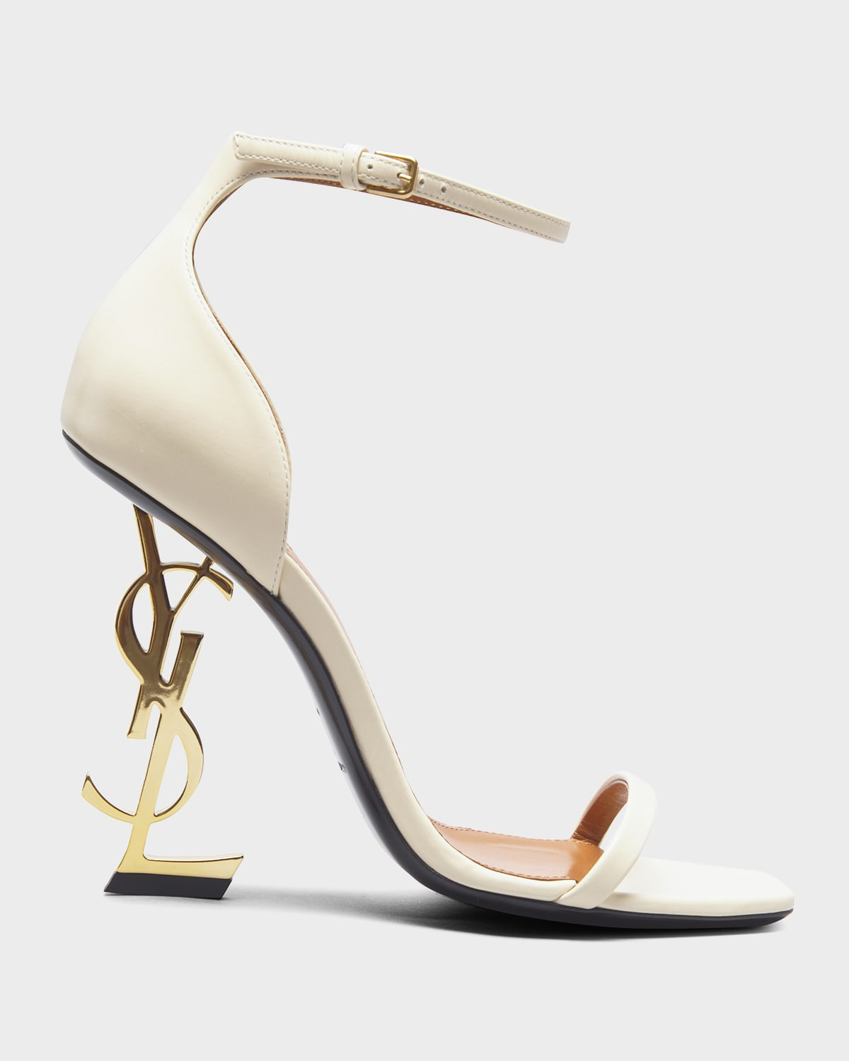 Opyum YSL Calfskin Ankle-Strap Sandals | Neiman Marcus