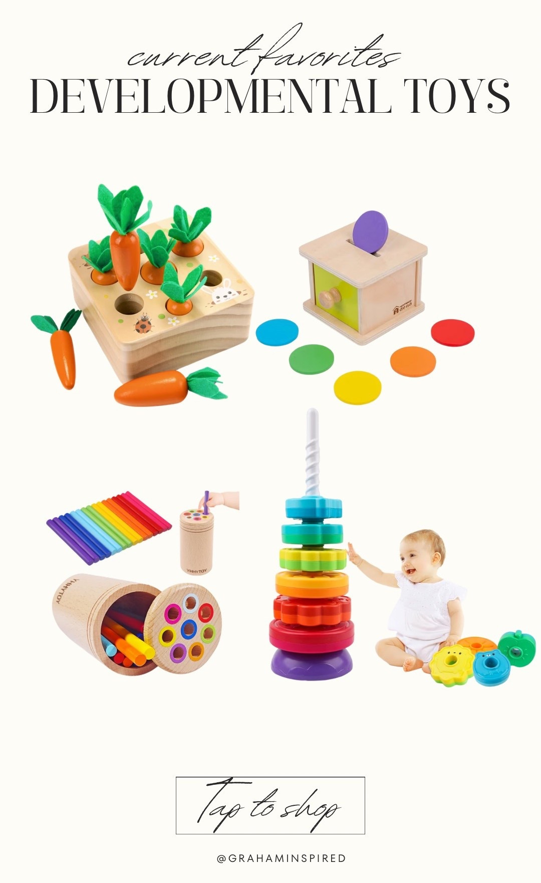 Current favorite developmental toys for 1 year olds!

#LTKKids #LTKBaby #LTKmomlife