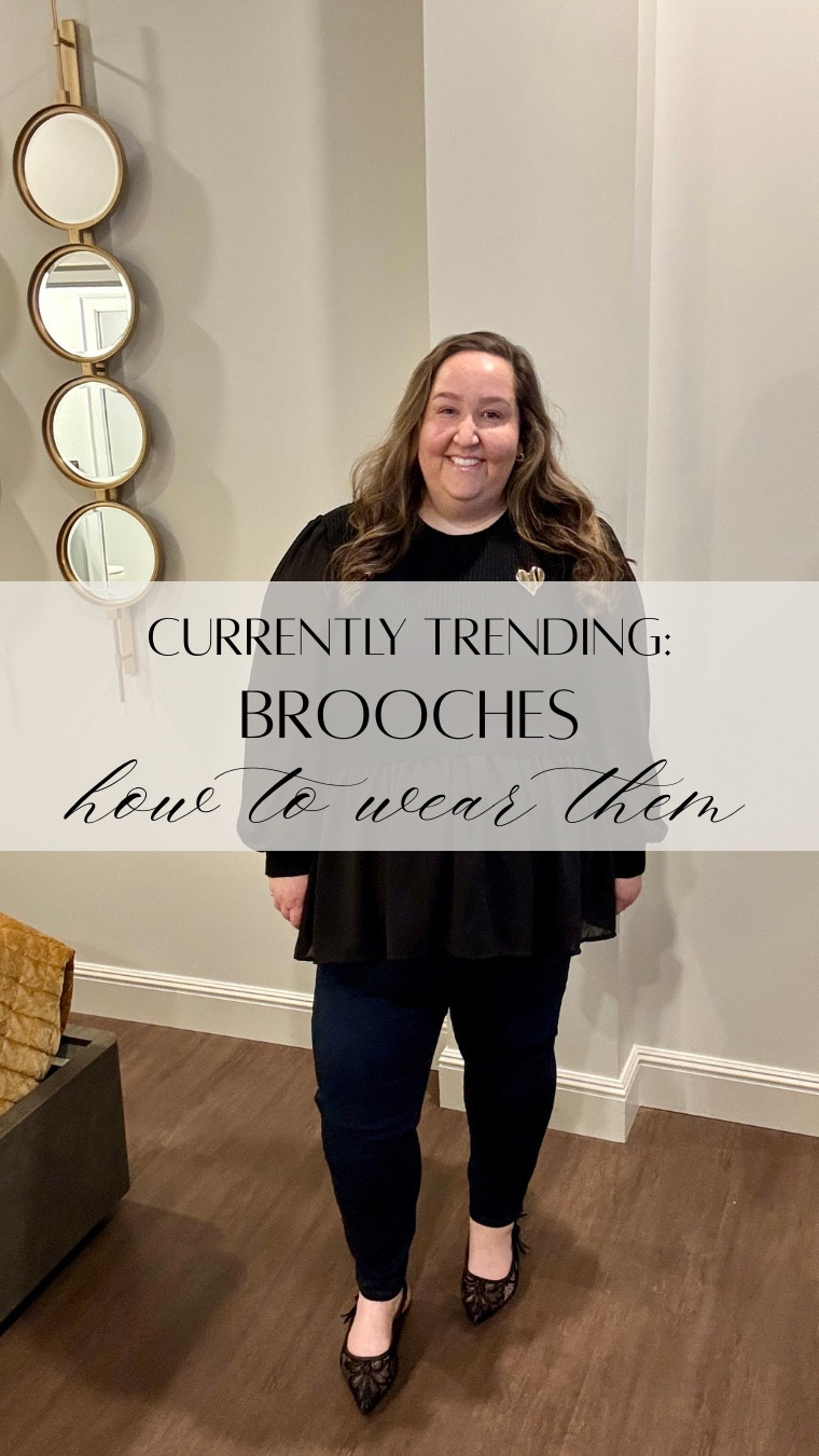 Brooches are back! I paired this simple heart brooch with a black sweater and got so many compliments! This would be a great outfit for Valentine’s Day 🤍

Linking the other affordable brooches I just got as well.

#rebekahelizstyle 

winter style, plus size winter outfit, winter outfit, winter ootd, plus size fashion, plus size casual style, casual outfit, women’s valentine’s day outfit, Valentine’s Day 

#LTKootd #LTKValentine #LTKPlusSize