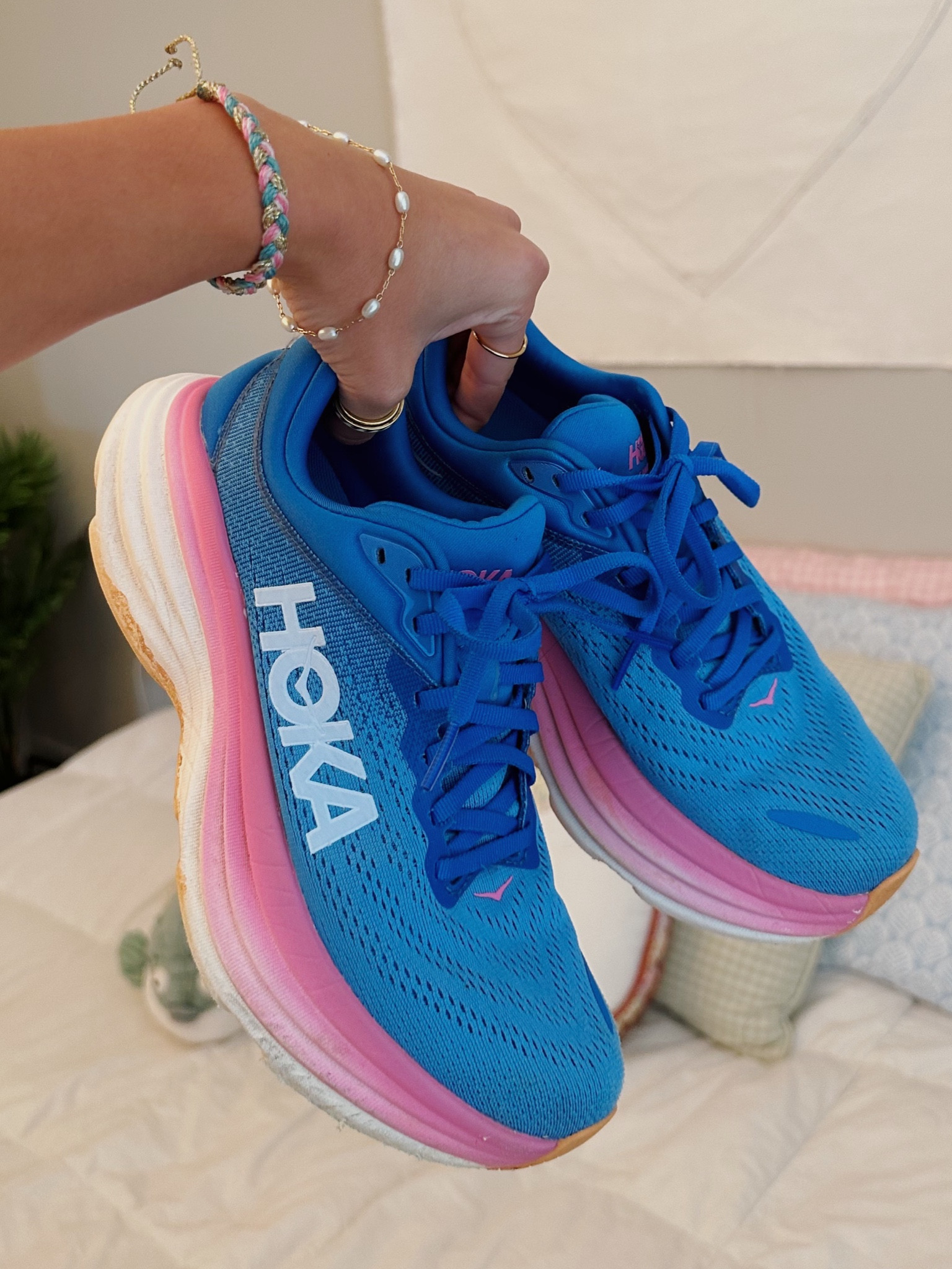 Colorful hokas for spring 🫐 
I wear a size 7 which is true to size! 
Lots of colors are on sale right now!!
Hoka, colored sneakers

#LTKsalealert #LTKshoecrush #LTKSeasonal