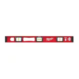 Milwaukee 24 in. Magnetic I-Beam Level MLIBM24 - The Home Depot | The Home Depot